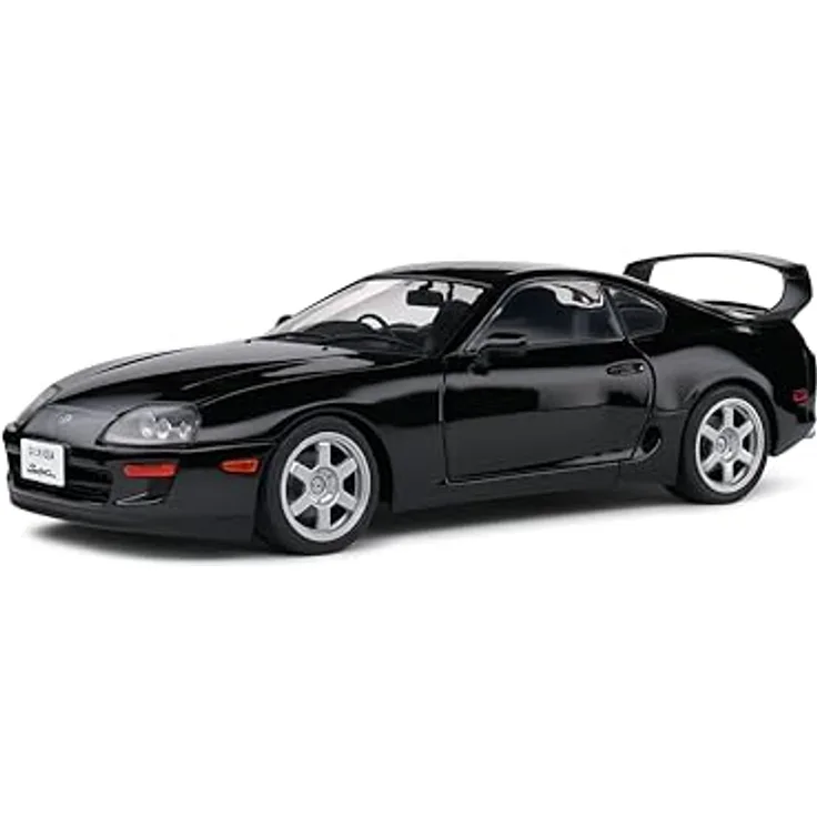 Solido 1:18 Toyota Supra MK4 (A80), detailgetreues Die-cast Modellauto, schwarz