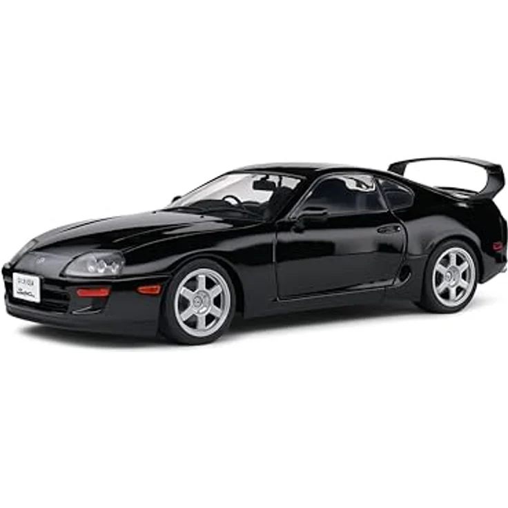 Solido 1:18 Toyota Supra MK4 (A80), detailgetreues Die-cast Modellauto, schwarz – Bild 1