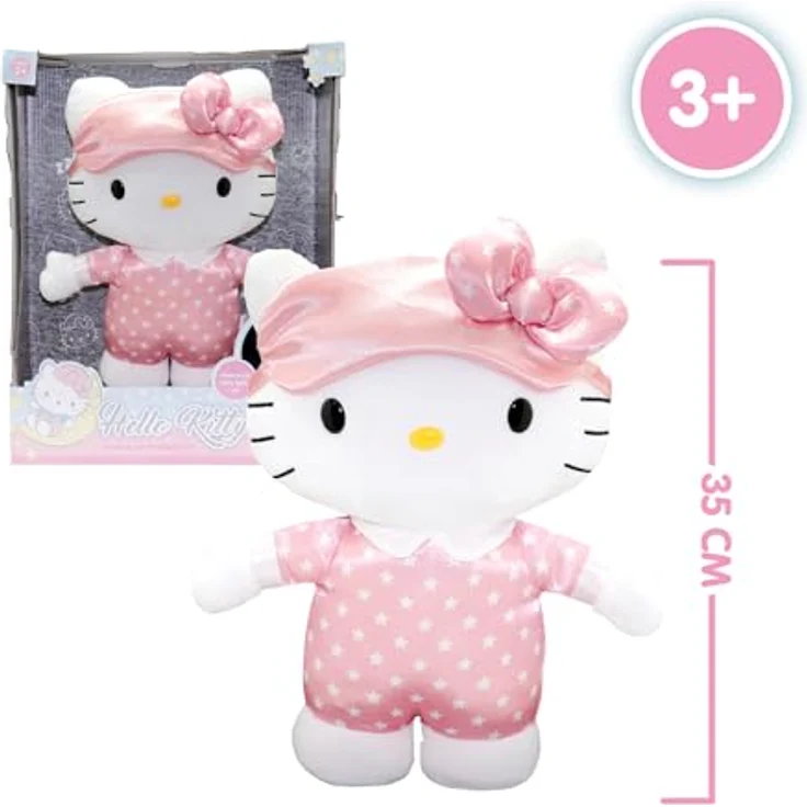 Famosa Leuchtender Schlafzeit Teddy, 35 cm Plüsch mit Licht, rosa – Bild 5