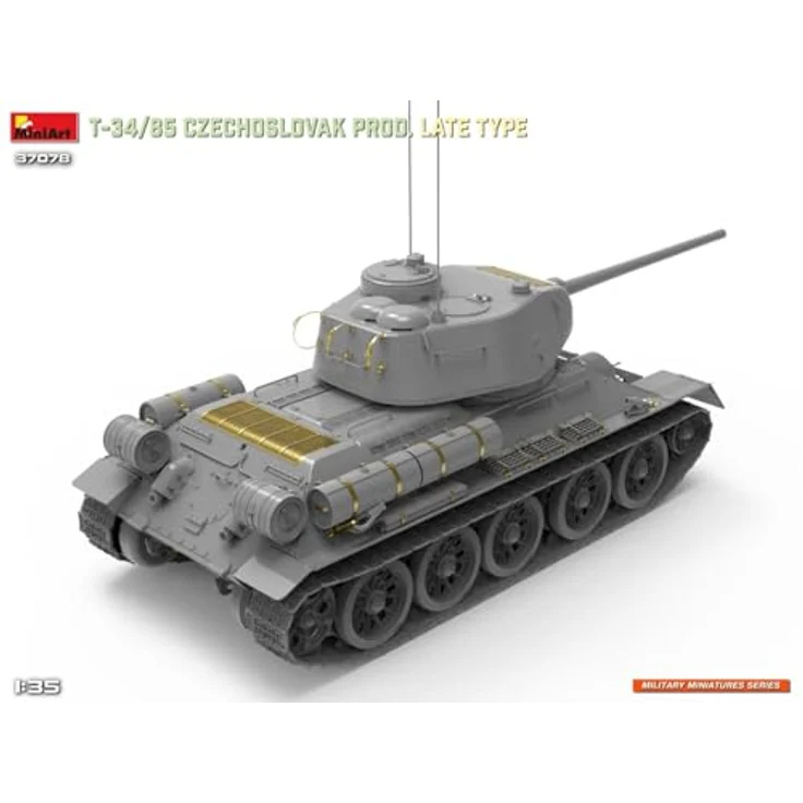 Miniart Miniart 1:35 - T34/85 Czechoslovak Prod, Late Type Modellfahrzeug mit detaillierter Nachkriegsproduktion – Bild 7