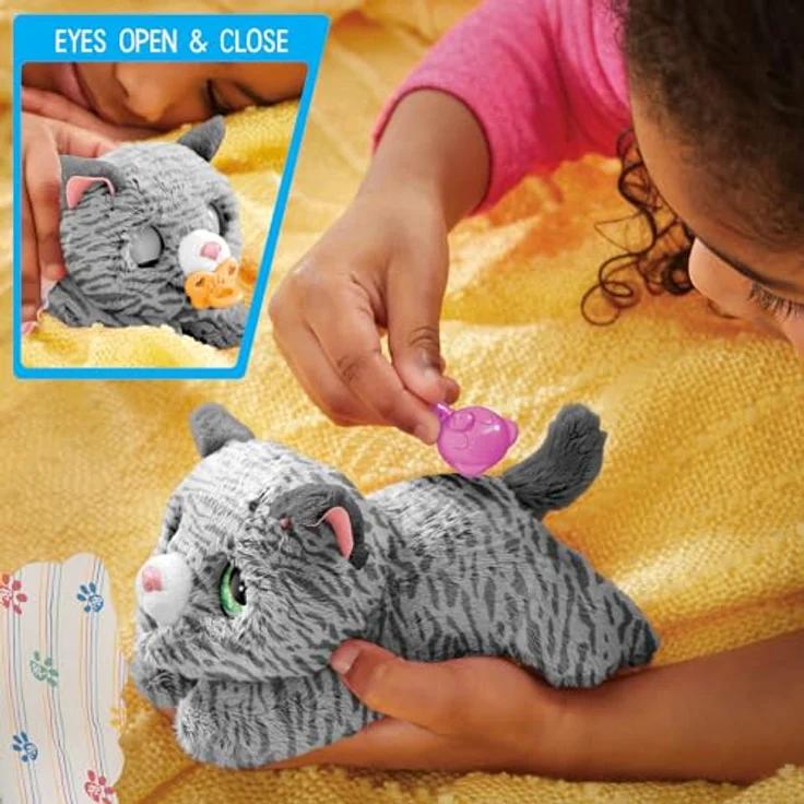 Just Play furReal Newborns Kätzchen, interaktives Plüschkätzchen mit Soundeffekten, Kinderspielzeug ab 4 Jahren – Bild 4