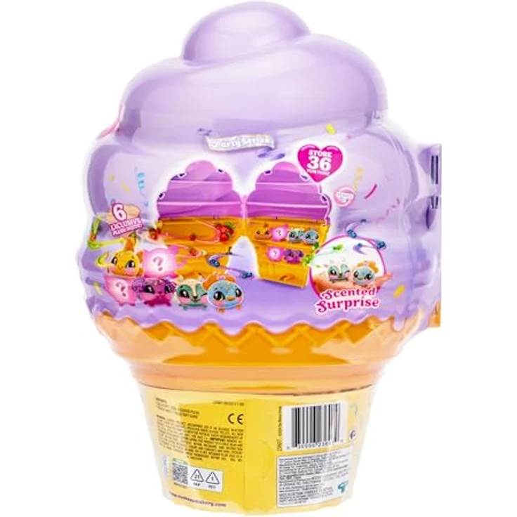 Moose Cookeez Makery Yum Yumz Multi-Pack S2, Sammelbox mit 6 exklusiven Plüschfiguren in Eiskugel-Form – Bild 5