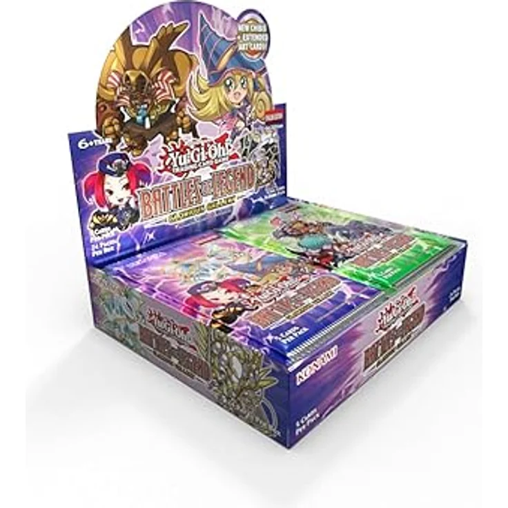 Konami Yu-Gi-Oh! Battles of Legend: Glorious Gallery Booster Box mit 24 Booster Packs für Sammler und Spieler – Bild 3