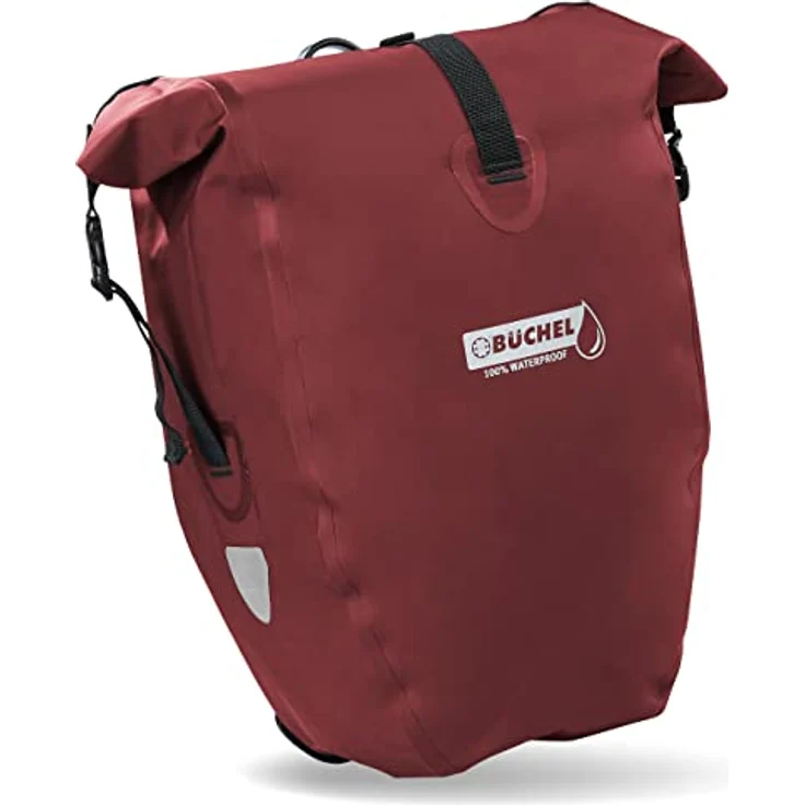 Büchel Fahrradtasche für Gepäckträger I 25.4 L - 100% Wasserdicht I mit Tragegriff und Schultergurt I fahrradtasche gepäckträger, gepäckträgertasche, fahrrad taschen hinten – Bild 1