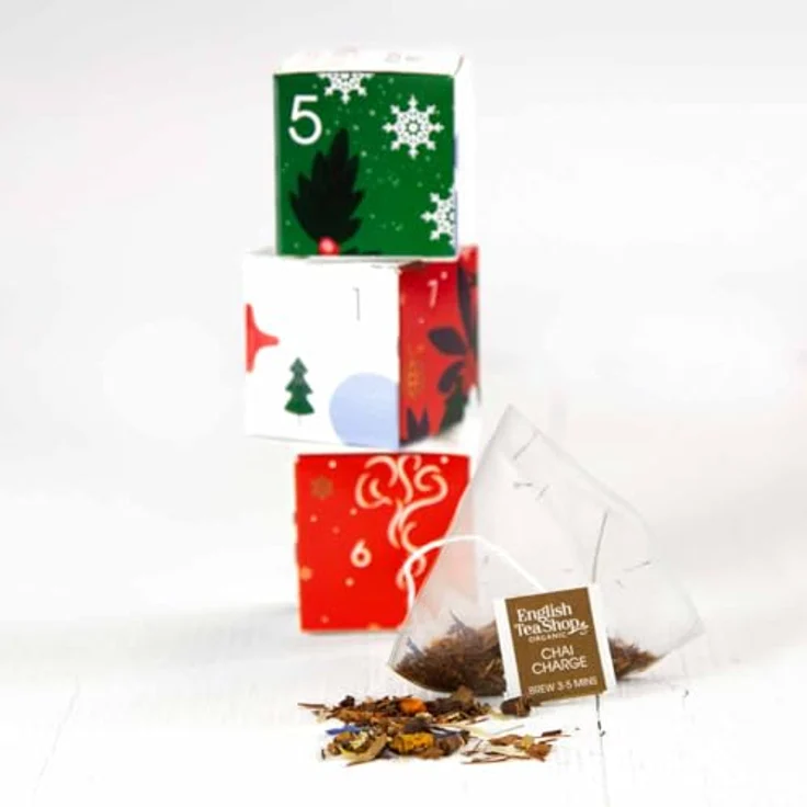 English Tea Shop ETS - Puzzle Tee Adventskalender "Happy Holiday", BIO, 25 erlesene Chai-Tees in 3 verschiedenen Motiven – Bild 6