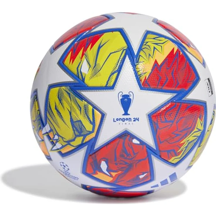 adidas UCL LGE weiß/glänzend/Flora Fußball/Fußball, laminiert, Unisex, Größe 5 – Bild 3