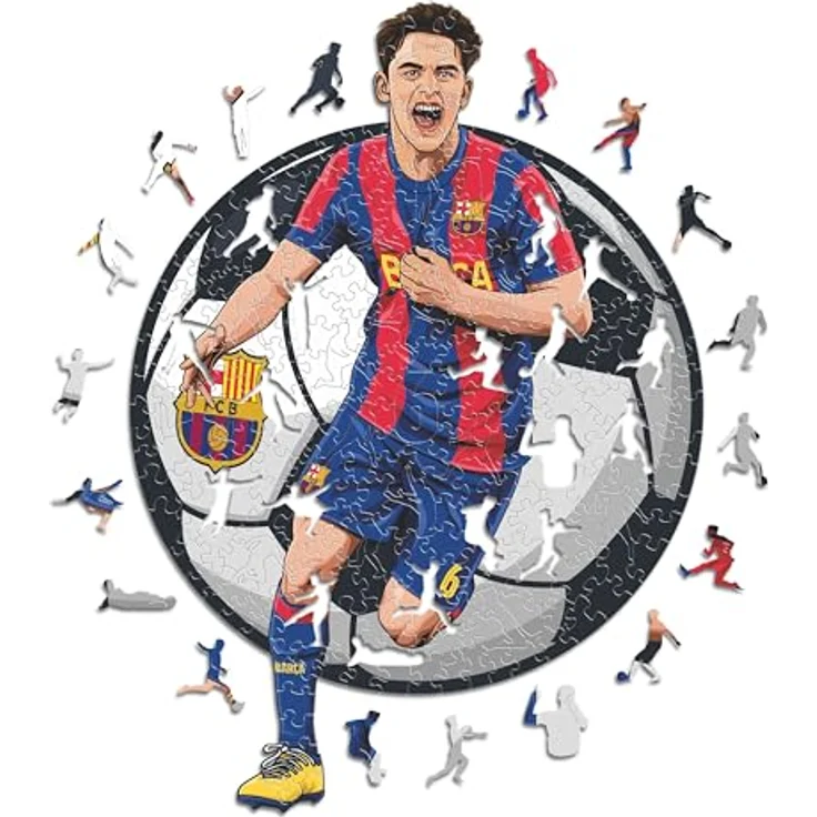 Iconic Puzzles Barcelona GAVI, Holzpuzzle, Größe M, 270 Teile – Bild 1