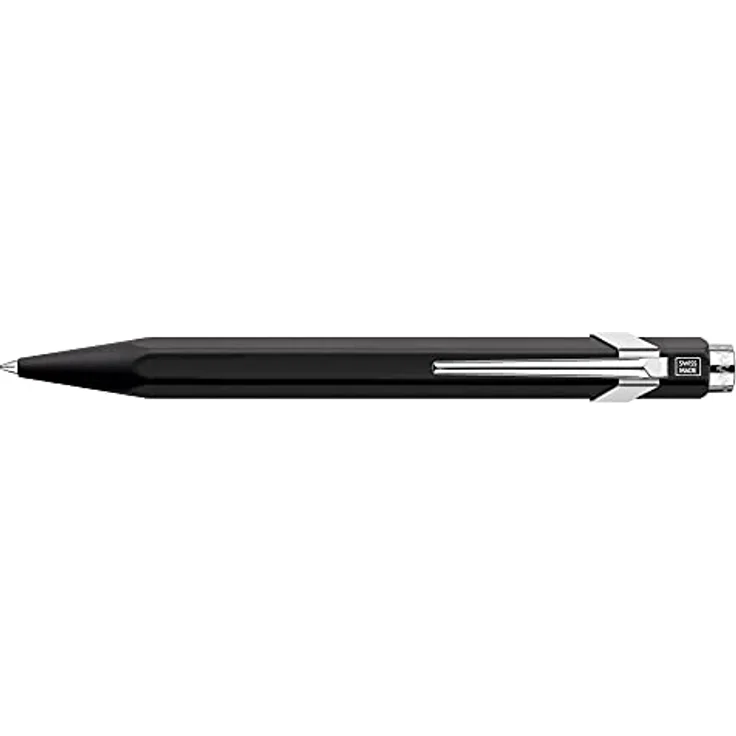 Caran d'Ache 849 Classic, Schreibstift in Schwarz mit flüssiger Tinte und einziehbarem Design, 100% Swiss Made – Bild 2