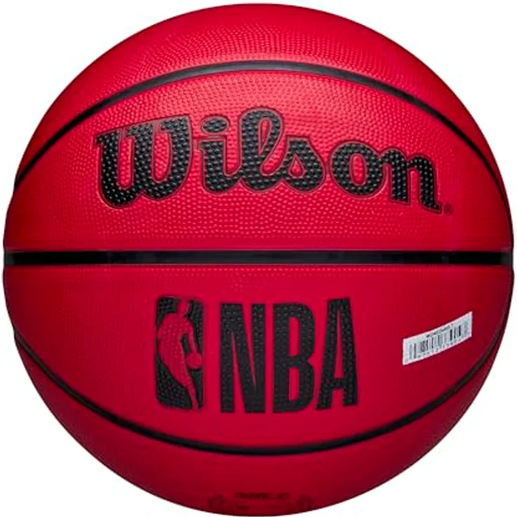 Wilson NBA Team Tribute Solid Basketball, Chicago Bulls, dreischichtige Konstruktion mit integriertem Design – Bild 7