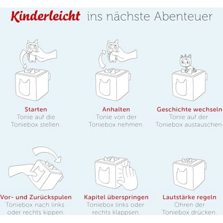 tonies Hörspielfigur Unsere besten Kniereiter, Fingerspiellieder und Reime, tonies, 31 liebevoll vertonte Tracks, brandneu produziert – Bild 6