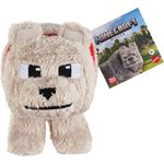 Mattel® Plüschfigur Minecraft Dennis der Wolf, ca. 20 cm, weiches Material, für Kinder ab 3 Jahren