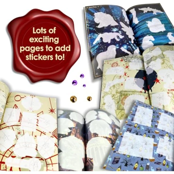 CRAFT Buddy Sticker Harry Potter - Crystal Art - Sammelalbum mit 102 Stickern und fesselnder Hogwarts-Hintergrundkunst – Bild 4