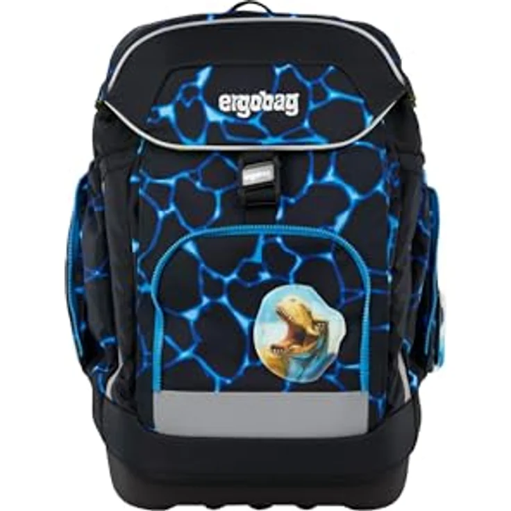 ergobag Maxi Set 6-teilig, ergonomischer Schulranzen für große Kinder ab 1. Klasse, mit individueller Gestaltung, Standfest und reflektierend – Bild 3