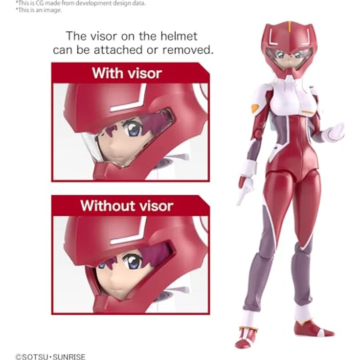 Bandai GUNDAM - Figure-rise Lunamaria Hawke - Detailgetreuer Model Kit Bausatz für Modellbau-Enthusiasten – Bild 6