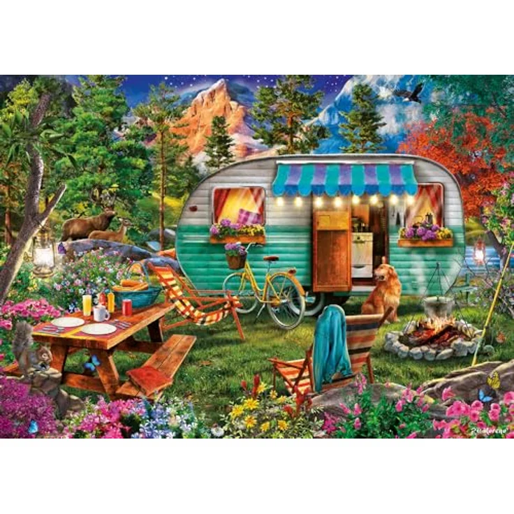 Schmidt Spiele 57379 Camper-Romantik, Puzzle 500 Teile – Bild 2