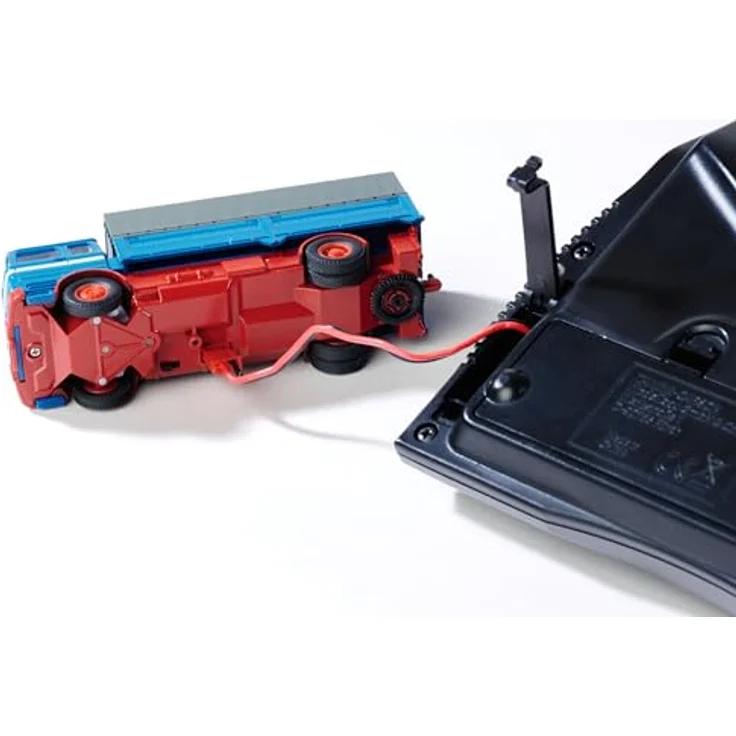 Carson 1:87 MB 1620 Plane mit Anhänger, fahrrfertiges RC Fahrzeug in blau, 60 Minuten Fahrzeit, 2,4GHz Fernsteuerung – Bild 4