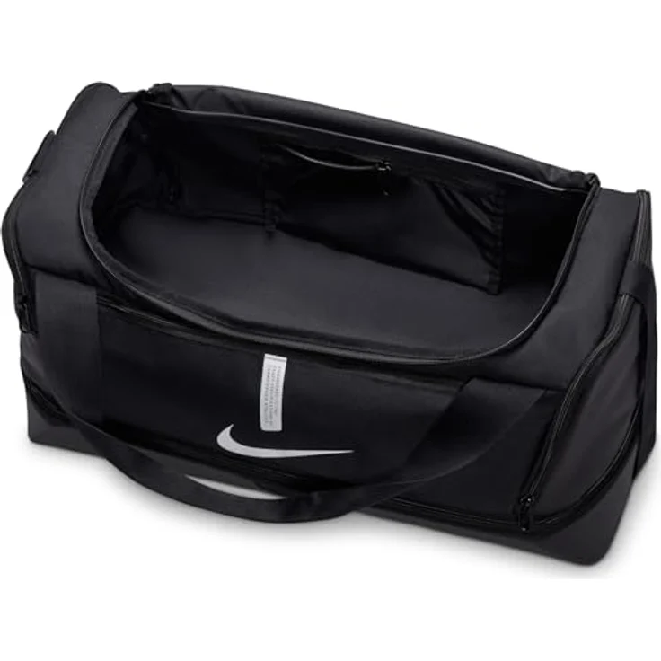 Nike Sporttasche Team M Bag, robuste Sporttasche mit geräumigem Hauptfach, hartem Boden und 37 Liter Volumen, schwarz – Bild 7