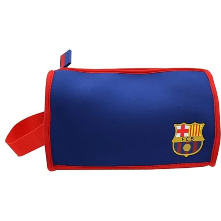 CYPBRANDS FC Barcelona Jumbo Federmäppchen mit dreifacher Hülle und Reißverschluss, bunt