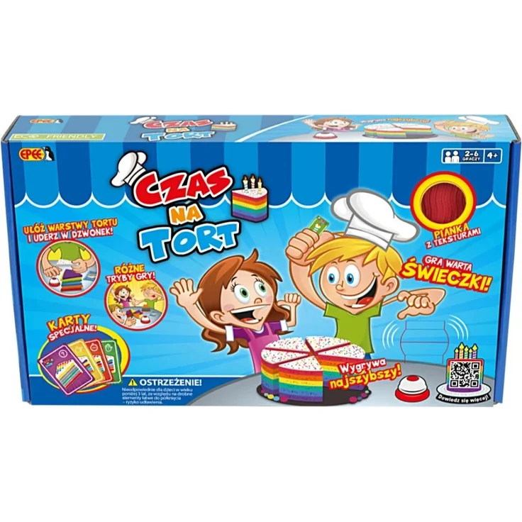 Epee Czas na tort, Brettspiel für Kinder zur Förderung von Kreativität und sozialen Fähigkeiten