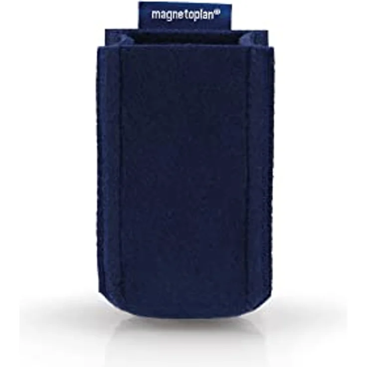 magnetoplan magnetoTray ecoAware Small, Blauer magnetischer Stifteköcher aus recycelten PET-Flaschen, 6 x 10 x 6 cm – Bild 2