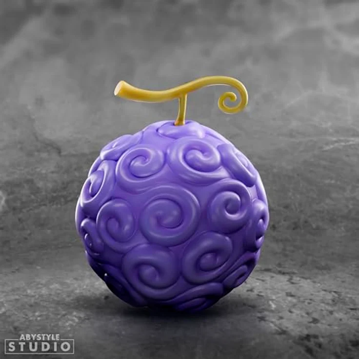 Bandai Namco Games One Piece Dekoartikel Replica Gum-Gum Fruit, lebensgroße Harznachbildung, 13 cm, tiefviolett – Bild 2
