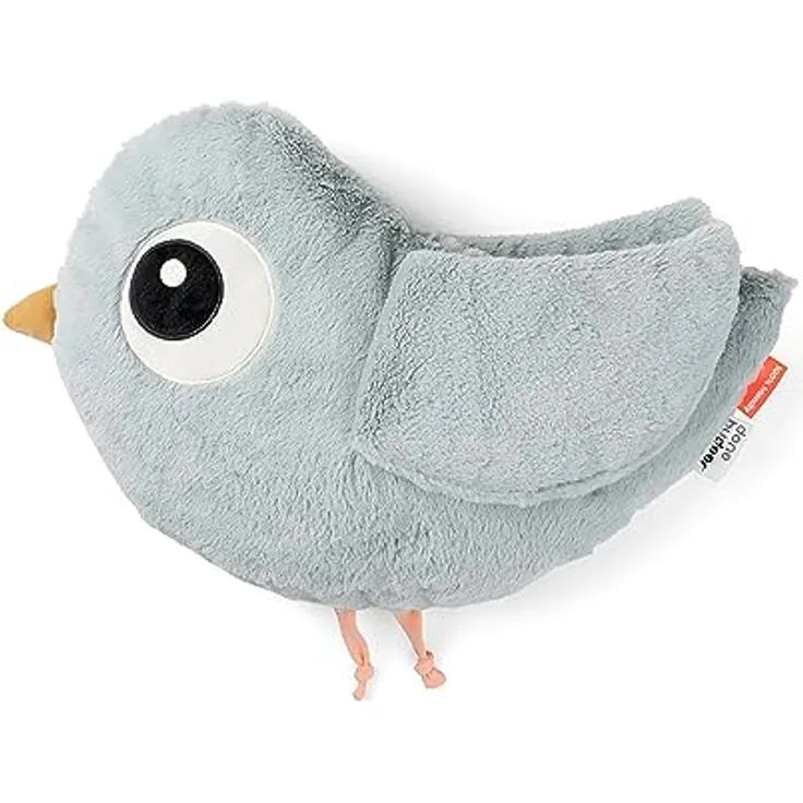 Done by Deer 4533042 Kuscheltier Plüschtier Vogel Birdee blau, 100% Polyester, maschinenwaschbar, ab Geburt geeignet