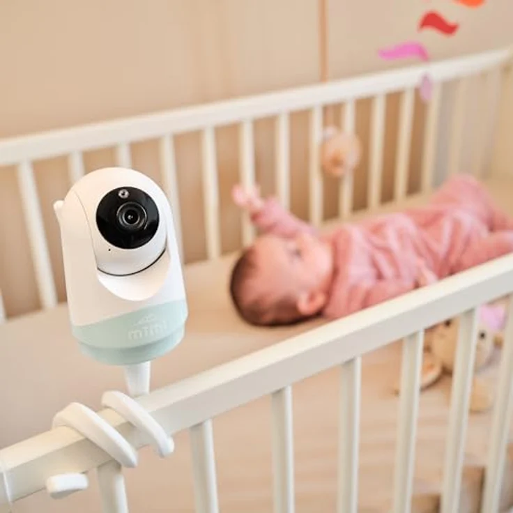 eta Video-Babyphone ETA Mimi, Babyphone-Kamera mit 300m Reichweite, Infrarot-Nachtmodus und 8 Schlafliedern – Bild 6