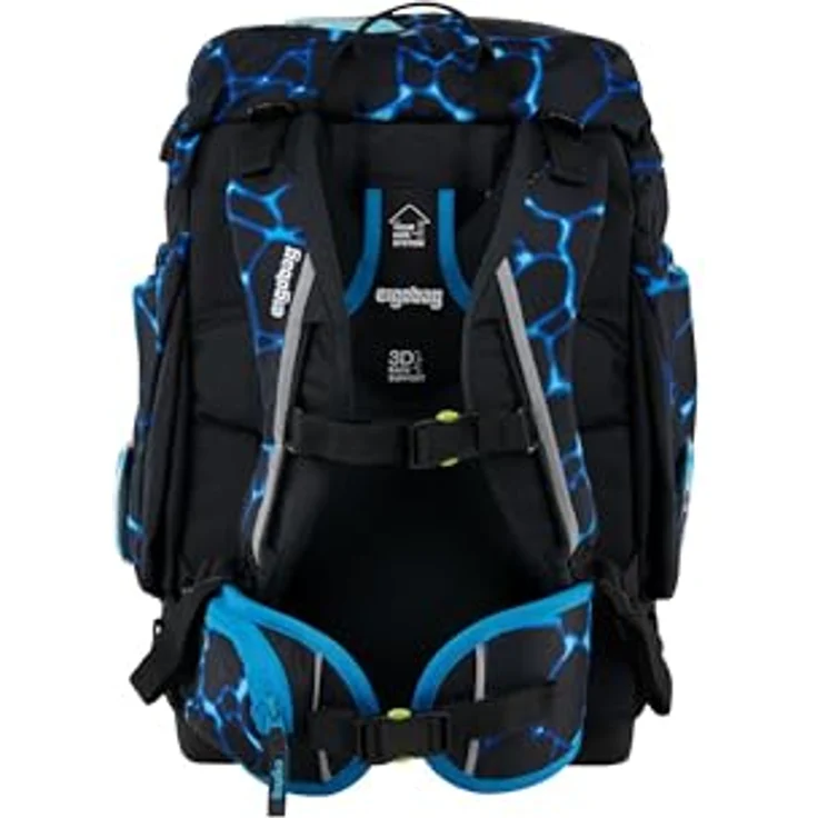 ergobag Maxi Set 6-teilig, ergonomischer Schulranzen für große Kinder ab 1. Klasse, mit individueller Gestaltung, Standfest und reflektierend – Bild 5