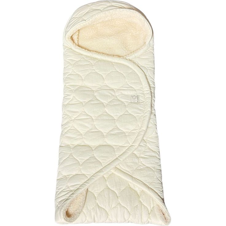Kaiser Nylon-Einschlagdecke Winter für Babyschalen & Babywannen, vegan, recyceltes Nylon, Oatmeal Beige