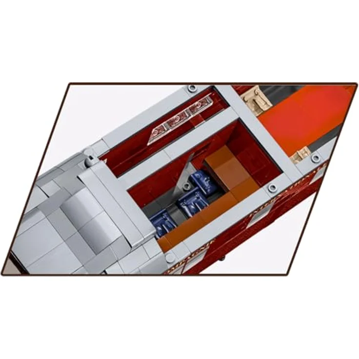 COBI Compiègne Wagon (22 June 1940), Modelleisenbahn-Wagen aus Bausteinen made in EU. – Bild 4