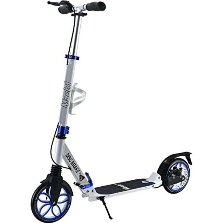Mach1 Cityroller Kick Scooter mit 200mm XXL Rädern, klappbar und höhenverstellbar, geeignet für Erwachsene bis 100kg – Bild 1
