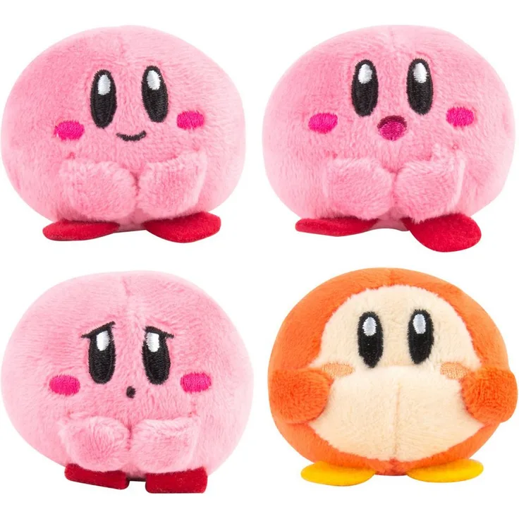 OTTO Kuscheltier Kuscheltier Kirby Plush Cuties, Süßer kleiner Plüsch-Kirby, 4 verschiedene Versionen, ideal für Fans der Kirby Jump-',n',-Run-Videospielreihe