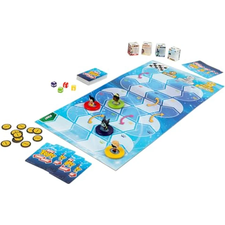 Funko Games Bitty Pop! Chase-Spiel – Disney, Brettspiel mit 4 exklusiven Disney-Figuren, für 2–4 Spieler ab 6 Jahren – Bild 3
