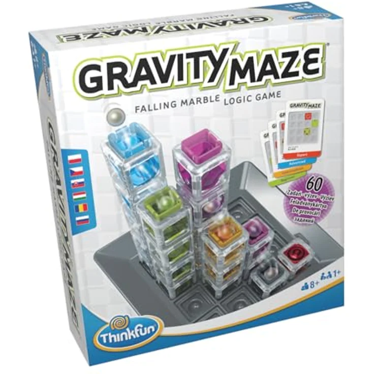 ThinkFun Gravity Maze Logikspiel (76407), Transparente Türme, Förderung logischer Denkfähigkeiten, ab 8 Jahren - Preisvergleich – Bild 3