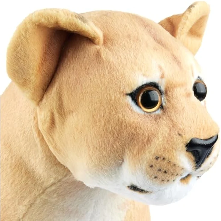 BRUBAKER Löwin Kuscheltier, 30 cm Plüsch Löwe aus kinderfreundlichem Material, braun, ideal für Babys und Kleinkinder – Bild 5