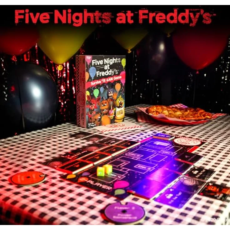FUNKO GAMES Five Nights at Freddy's - Überlebe bis 06:00 - Strategisches Brettspiel für 1-2 Spieler, geeignet für Erwachsene & Kinder ab 8 Jahren – Bild 3