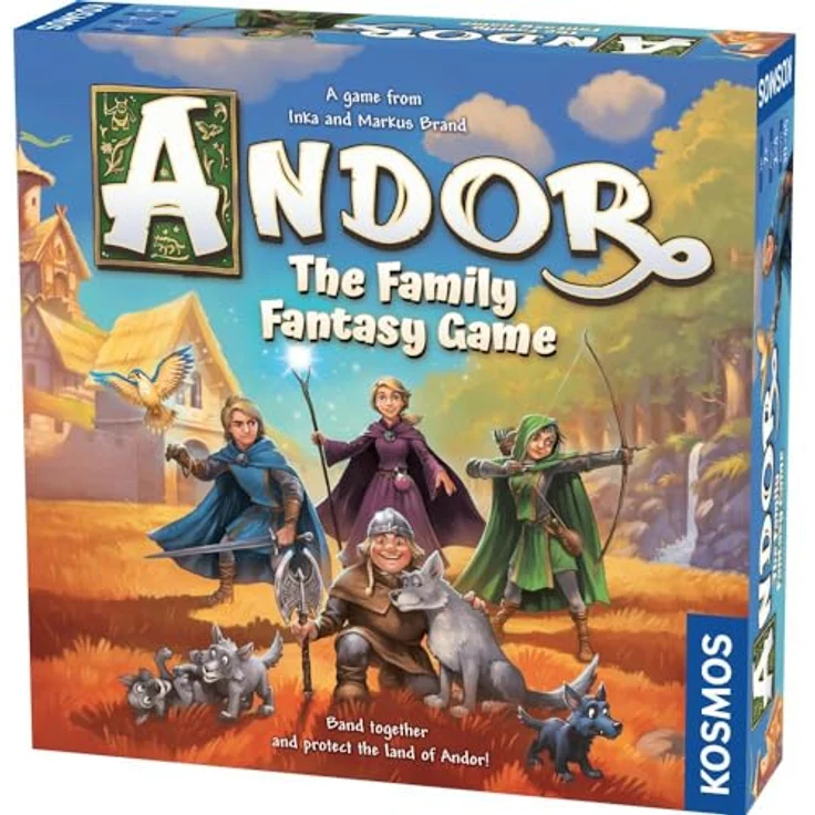 Thames & Kosmos Legends of Andor: The Family Fantasy Game, Brettspiel für 2-4 Spieler, ab 7 Jahren, kooperatives Strategiespiel mit zusätzlichen Abenteuern – Bild 1
