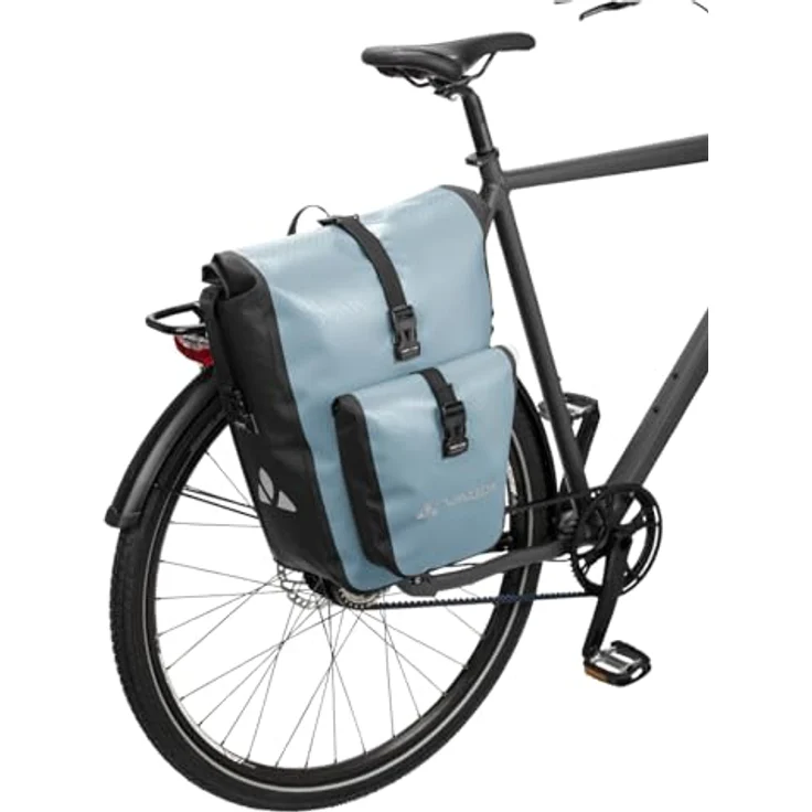 VAUDE Aqua Back Plus Single (Rec), Kinderfahrradtasche mit wasserdichtem Wickelverschluss, blau – Bild 5