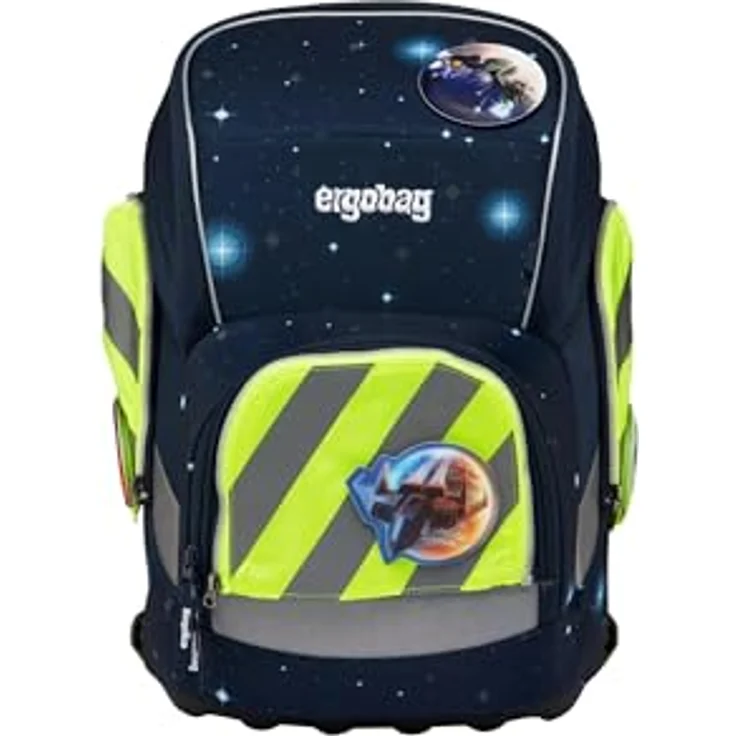 Ergobag Fluo-Zip Set mit Reflektorstreifen Gelb – Bild 2