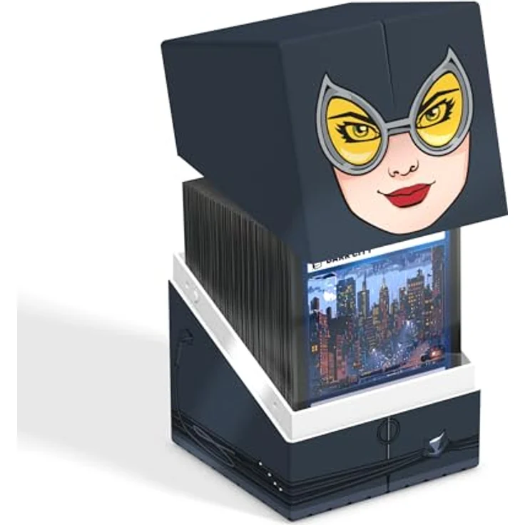 Ultimate Guard Squaroes - Squaroe Batman: Gotham City GC008 - Cat Woman, Deck-Box für bis zu 100 Spielkarten – Bild 5