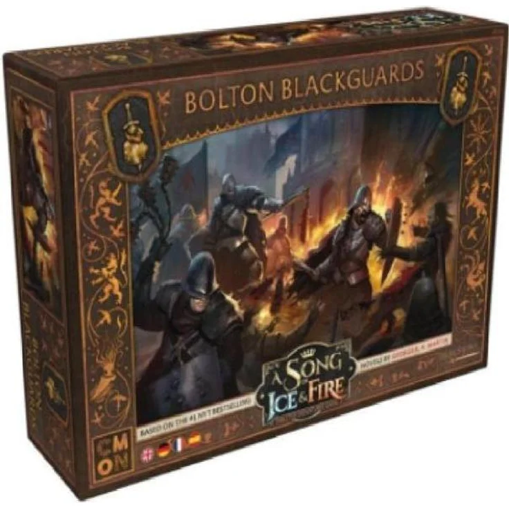 Cmon A Song of Ice & Fire - Bolton Blackguards, Miniaturen mit schweren Zweihand-Dreschflegeln, deutsch – Bild 1
