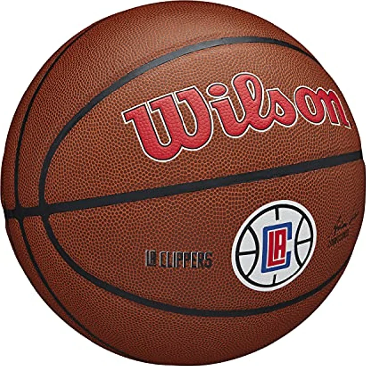Wilson Basketball TEAM ALLIANCE, LOS ANGELES CLIPPERS, Indoor/Outdoor, Mischleder, Größe: 7 – Bild 2