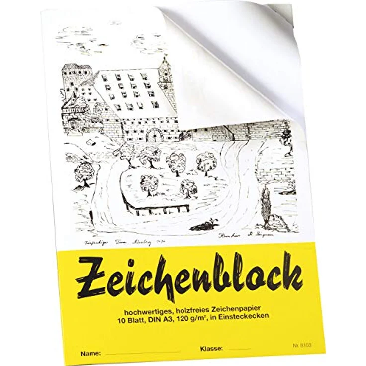 ZEICHENBLOCK A4 120G – Bild 3