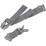 Step by Step 'Brustgurt, verstellbar, Grau', Steckverschluss, 12,2 x 2,5 x 2 cm, Polyester