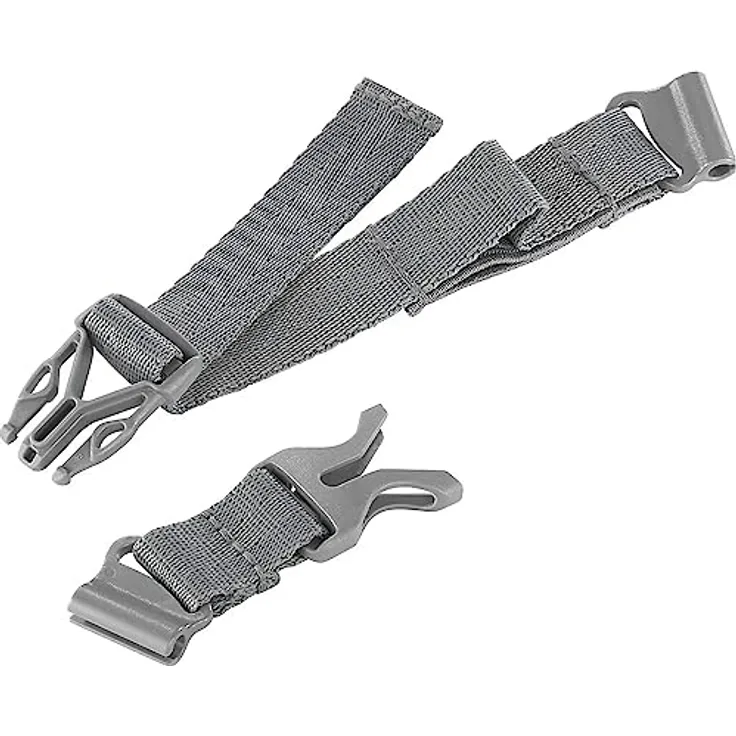 Step by Step 'Brustgurt, verstellbar, Grau', Steckverschluss, 12,2 x 2,5 x 2 cm, Polyester