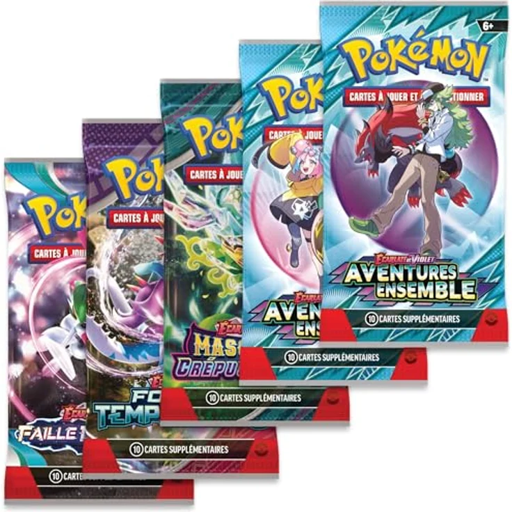 Asmodee Pokémon : Coffret Collection spé Dracaufeu-ex, inklusive Foil-Promokarte Charizard ex, zwei Foil-Karten Charmander und Charmeleon, fünf Booster Packs und oversized lenticular Karte – Bild 5