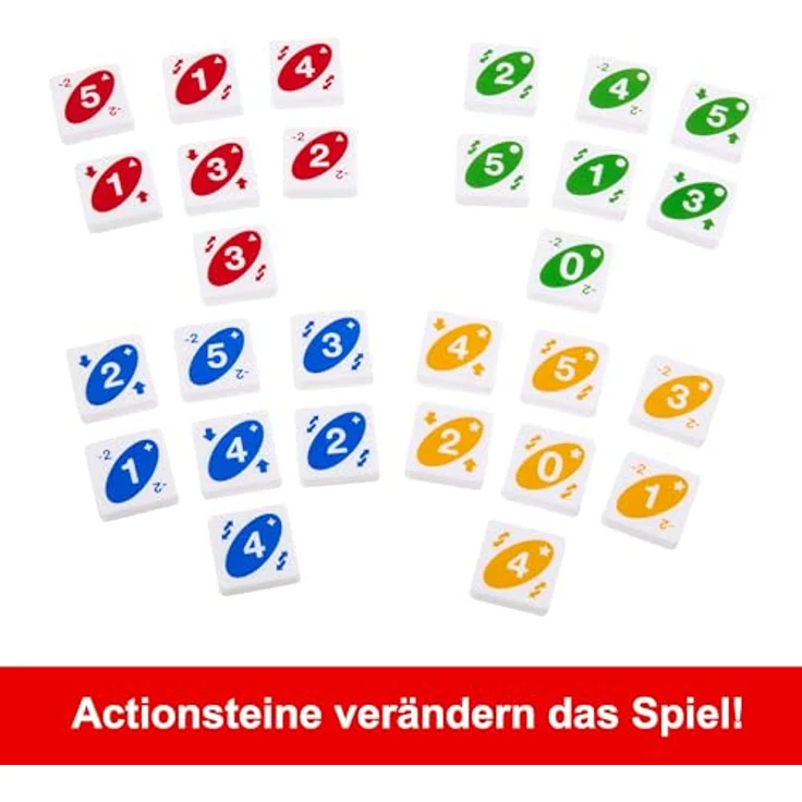 Mattel Games UNO Quatro Spiel für Film- und Familienabende, Spieleabende, Reisen, Camping und Partys, HPF82 – Bild 5