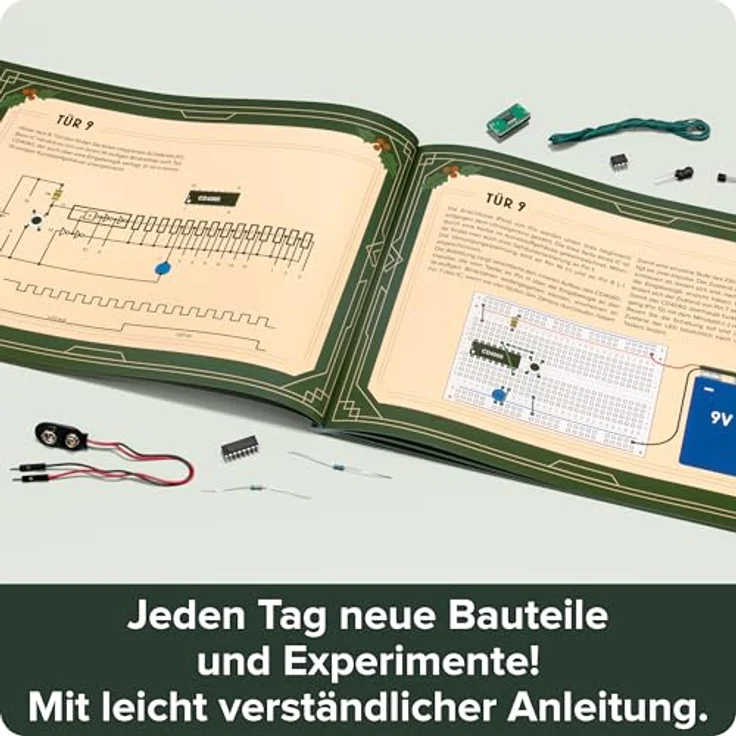 FRANZIS Theremin Bausatz Adventskalender, gelasertes Sperrholzgehäuse mit vorinstallierter Weihnachtsmelodie, ab 14 Jahre – Bild 6