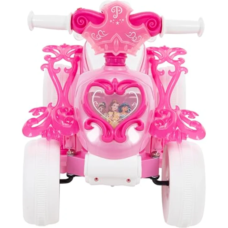 Huffy Disney Princess Luftbalsen Quad, 7.2V mit Seifenblasenfunktion und Disney-Princess-Design – Bild 2