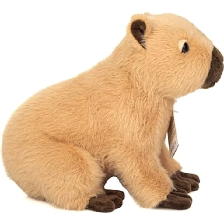 Hermann Teddy Capybara 25 cm, Kuscheltier, Plüschtier in Premium-Qualität, waschbar bei 30 Grad, naturgetreu gestaltet – Bild 2